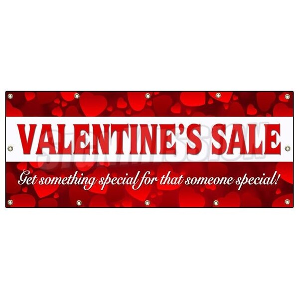 VALENTINES DAY SALE BANNER SIGN sale holiday valentine romantic love